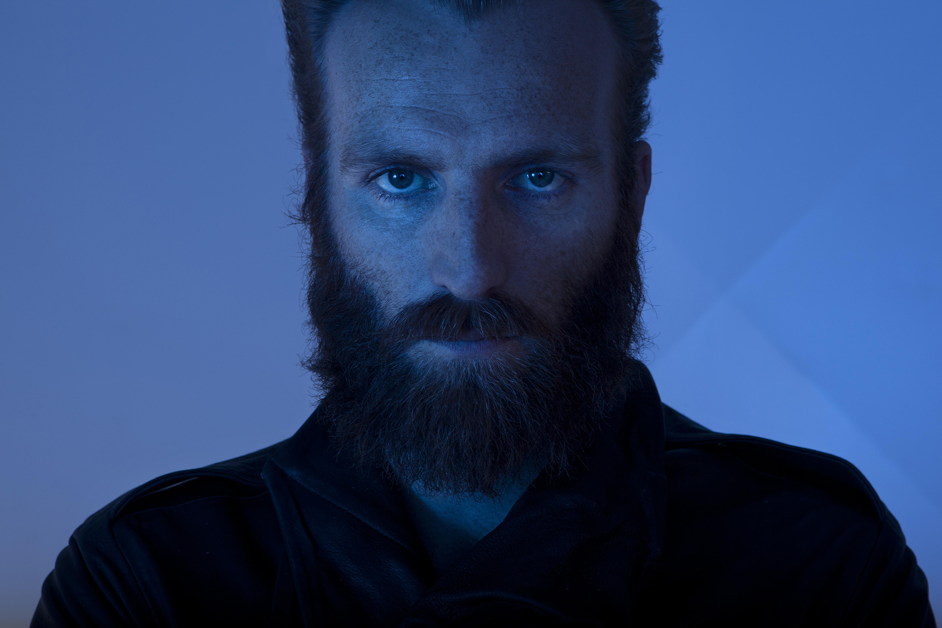 Ben Frost - blue portrait