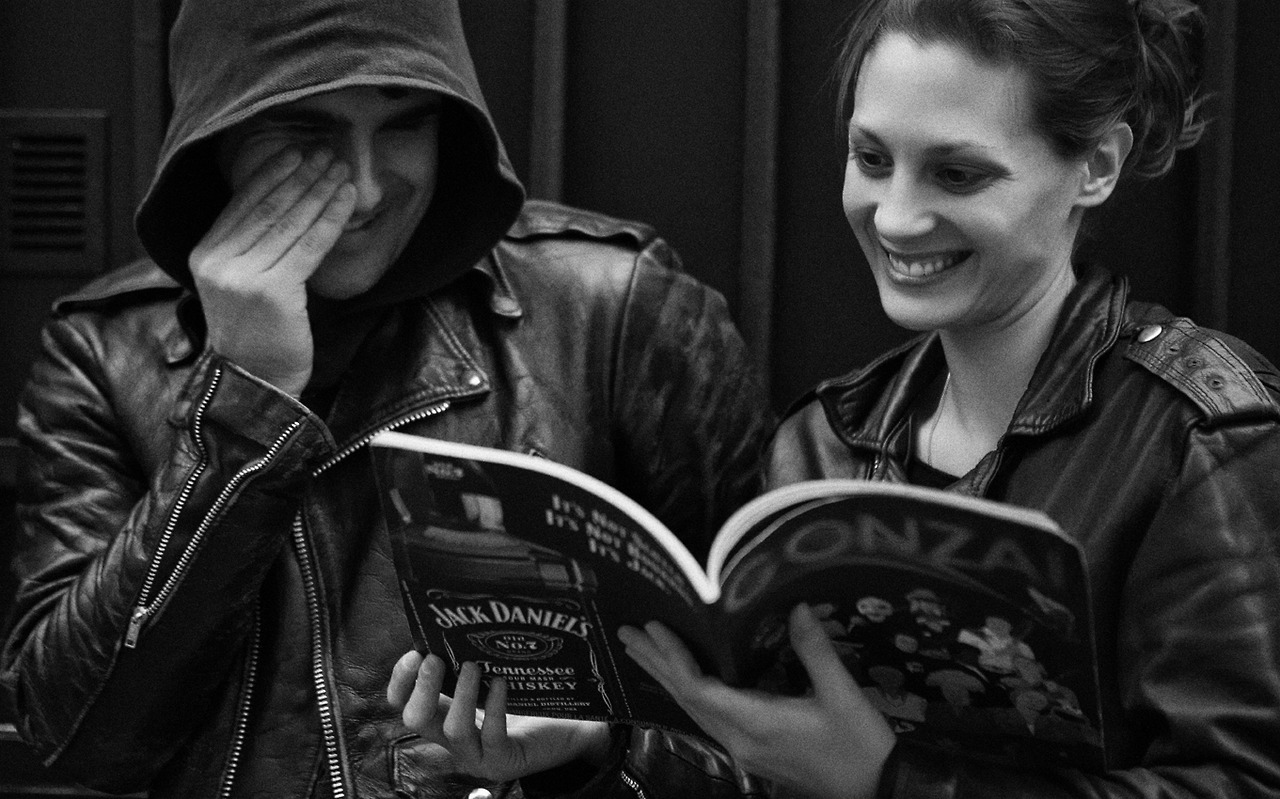 Black Rebel Motorcycle Club - magazine laugh