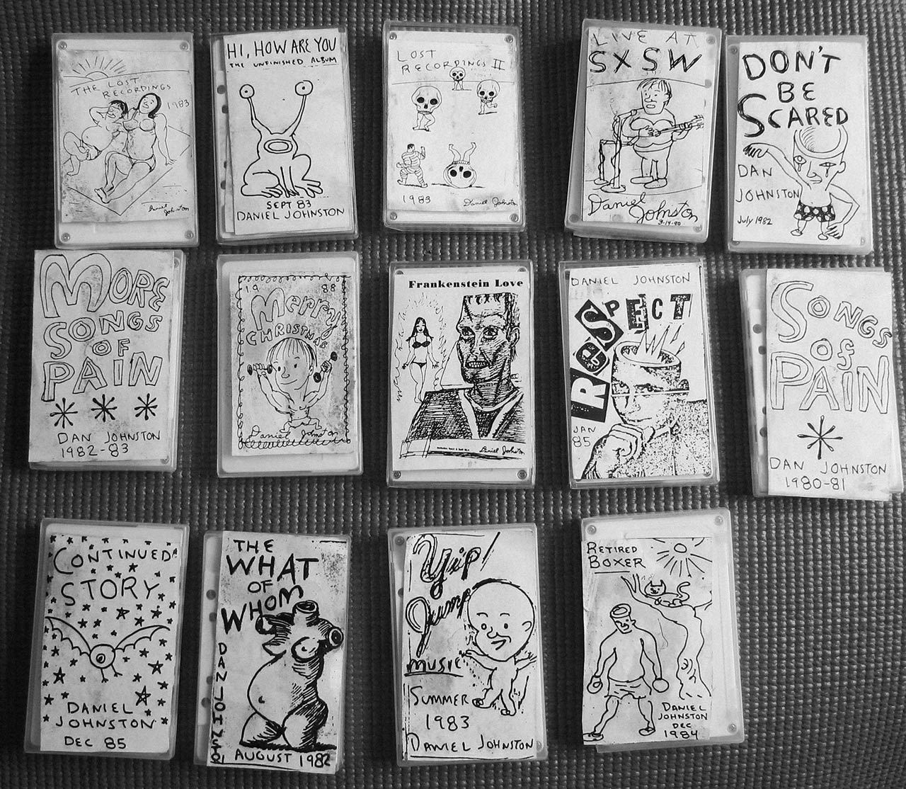 Daniel Johnston - cassette collection