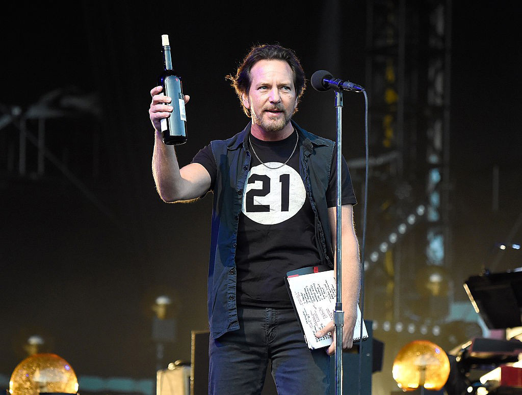 Eddie Vedder live Firenze Rocks - vino