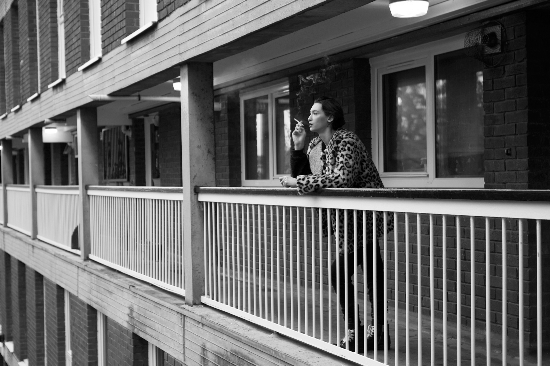 spineless.it blog - Smoking on the balcony