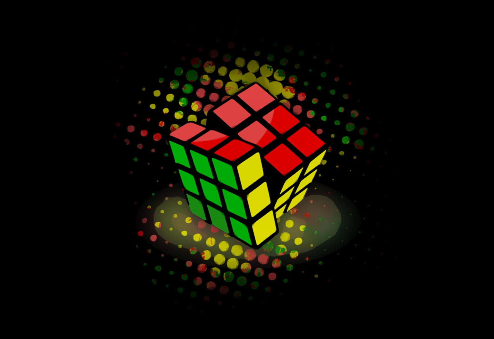 Sintetismi - Technicolor, Arlecchino e Cubo di Rubik