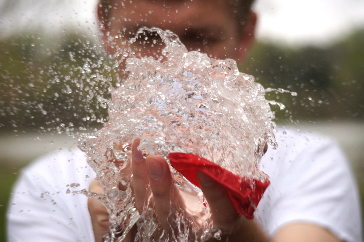 Water Ball Exploding