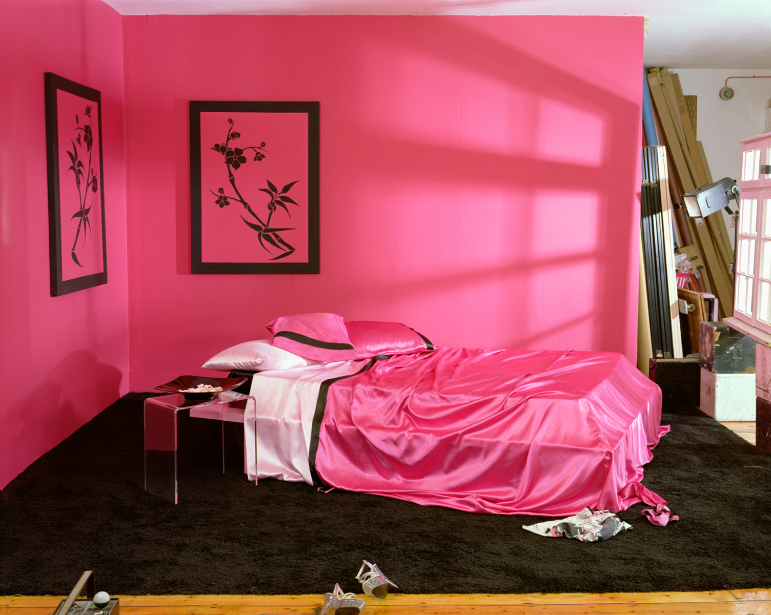 Jo Broughton - Empty Porn Sets | Satin Pink Sheets